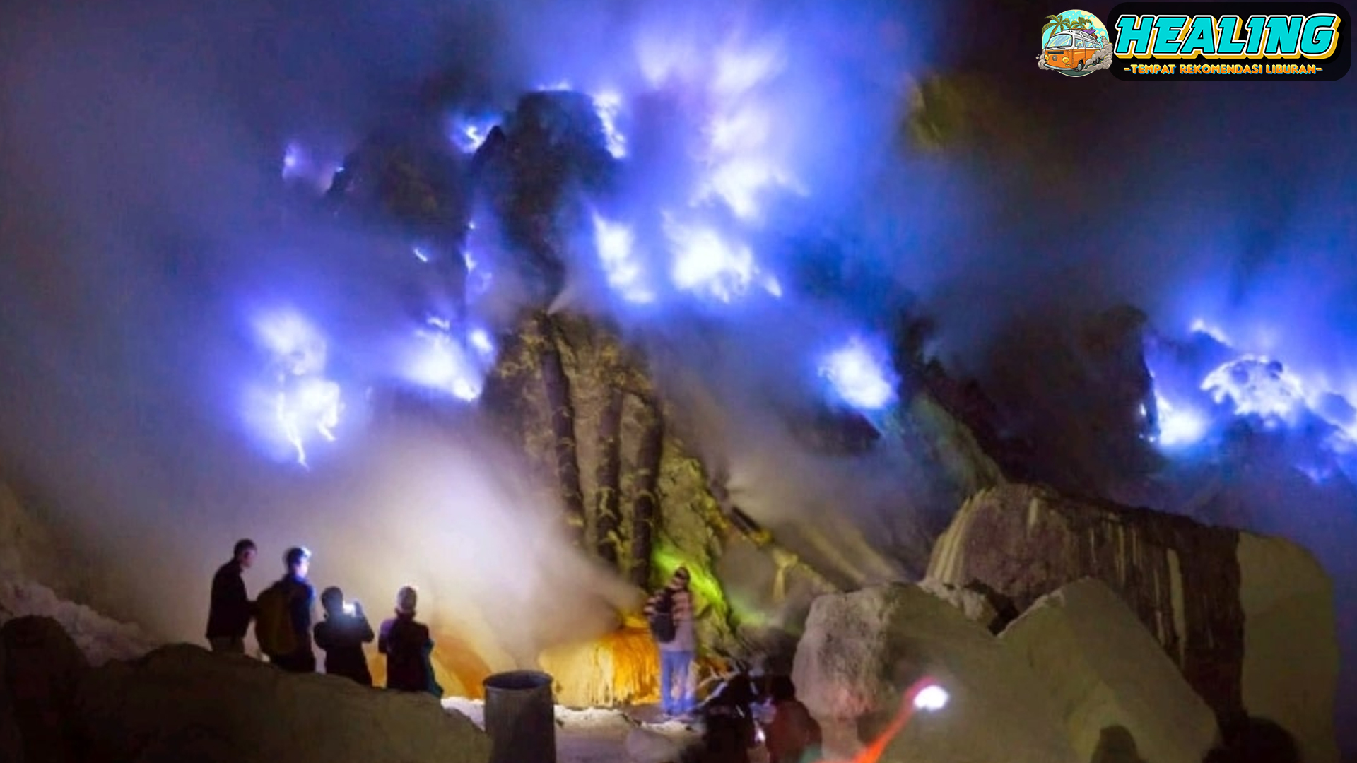 Fenomena Alam: Blue Fire yang Menakjubkan di Kawah Ijen