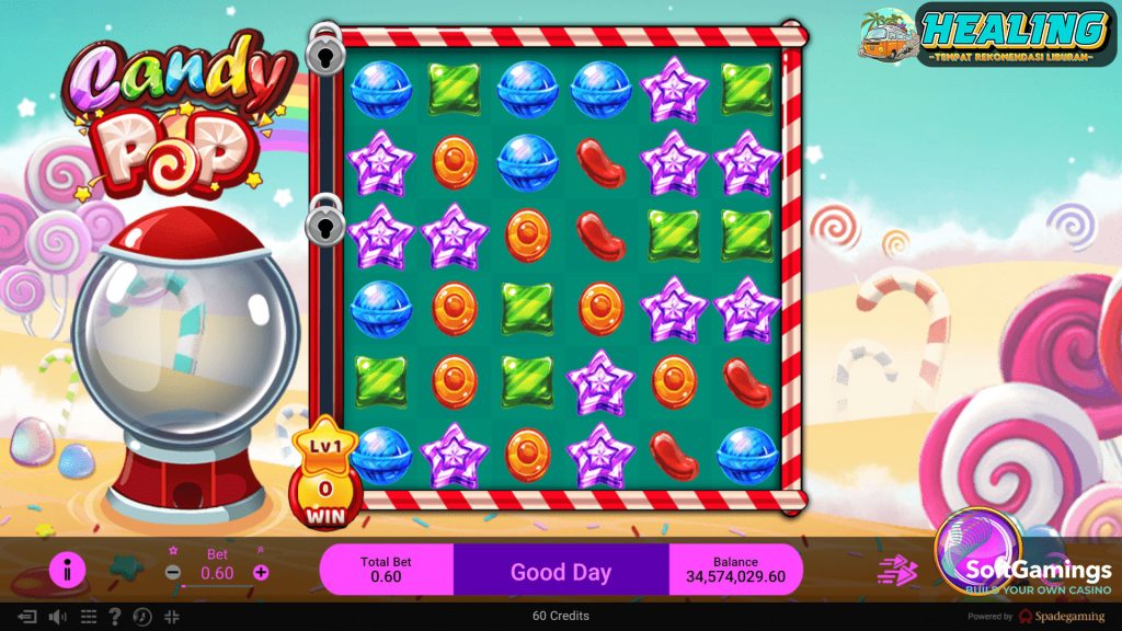 Game Candy Pop Bertema Permen Mudah Dapat Perkalian Besar